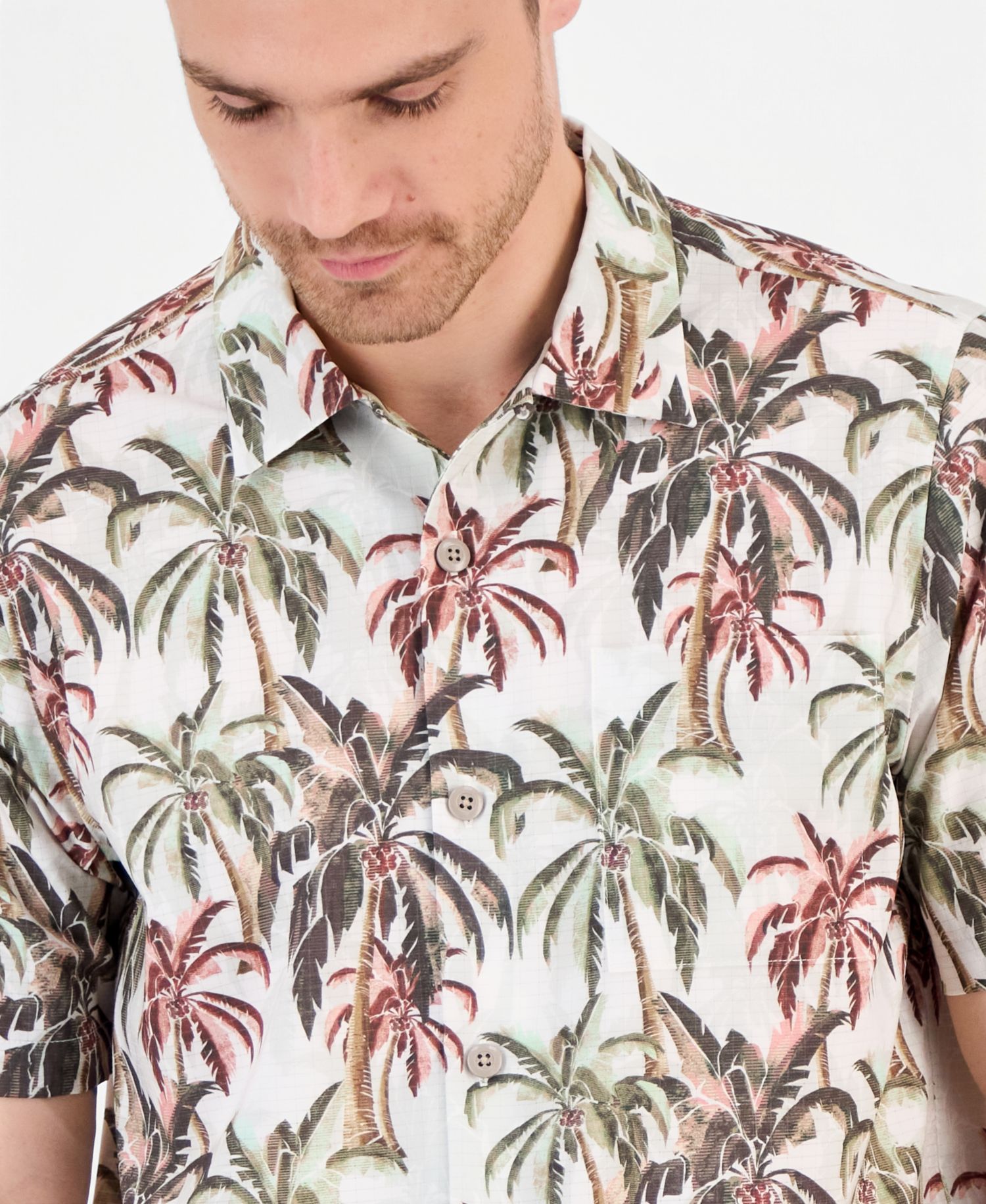 Men's Engineered Print Woven Shirt