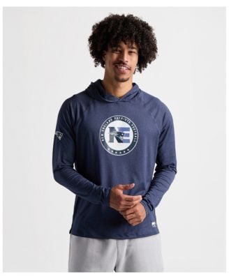 Men's Charles River x New England Patriots Navy Cayak Hooded Long Sleeve T-Shirt