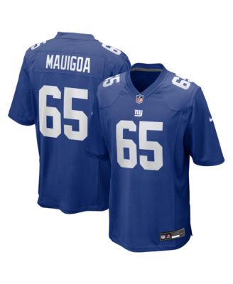 Men's Francis Mauigoa Royal New York Giants 2026 NFL Draft First Round Pick No. 10 Team Game Jersey