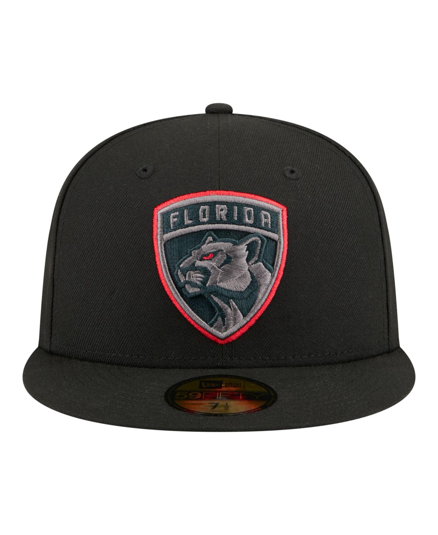 Men's Black Florida Panthers Color Pop 59FIFTY Fitted Hat