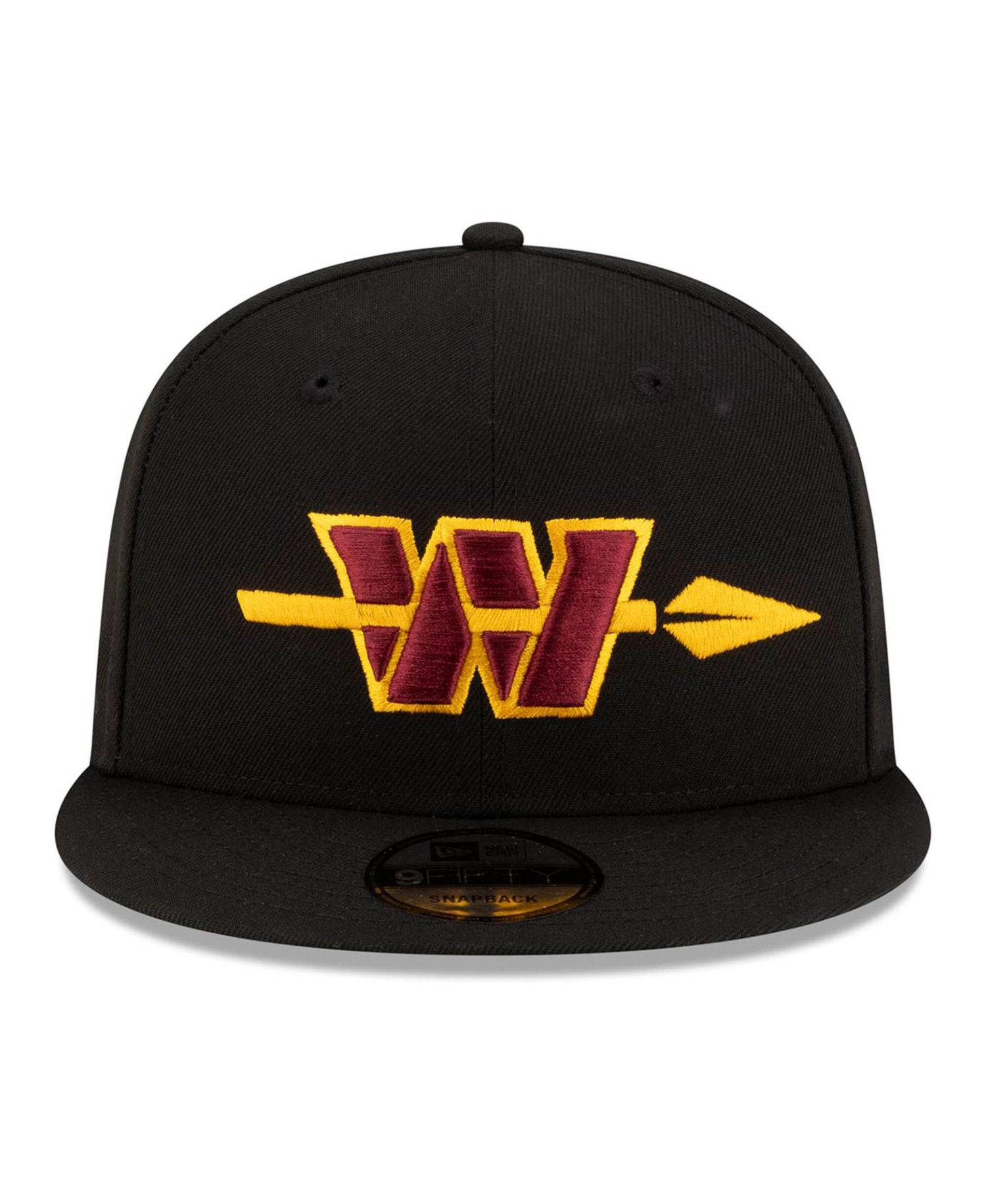 Men's Black Washington Commanders Alternate 9FIFTY Snapback Hat