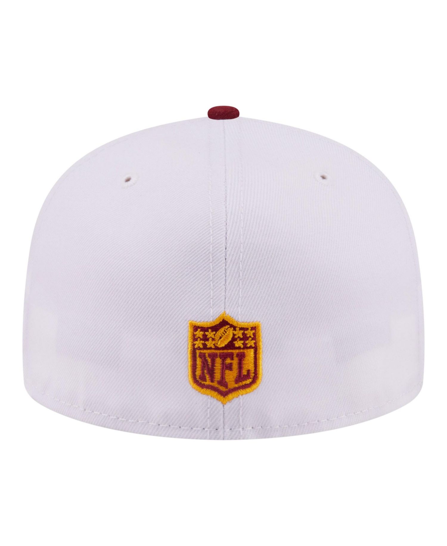 Men's White/Burgundy Washington Commanders Retro Swoop 59FIFTY Fitted Hat