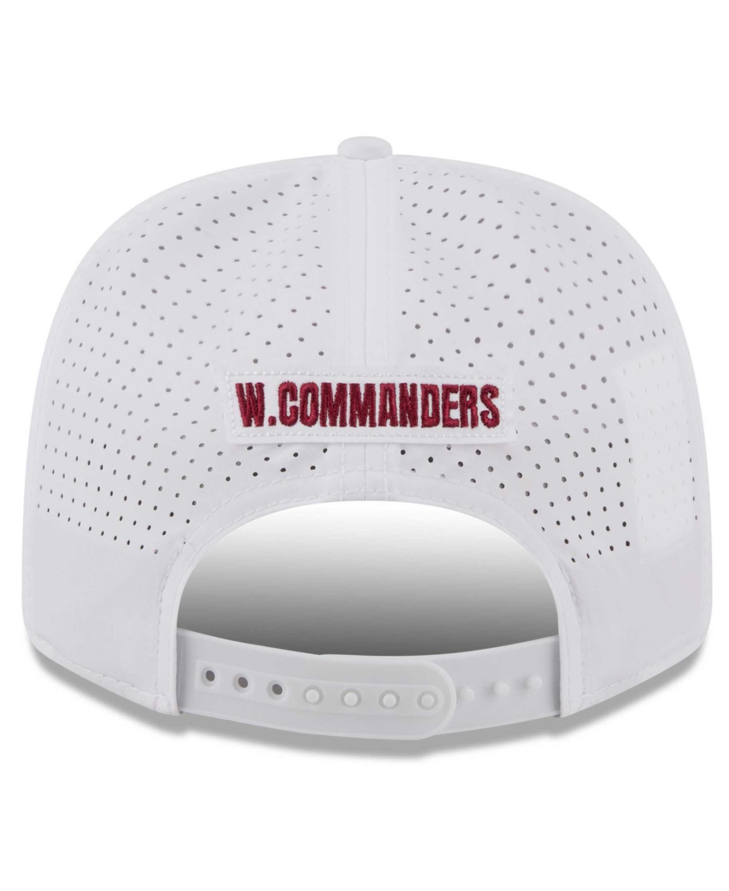 Men's White Washington Commanders Name Plate 9SEVENTY Adjustable Hat