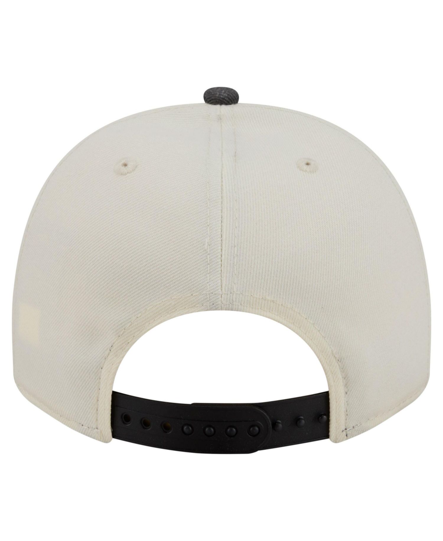 Men's Cream/Black Baltimore Ravens Washed A-Frame 9FIFTY Snapback Hat