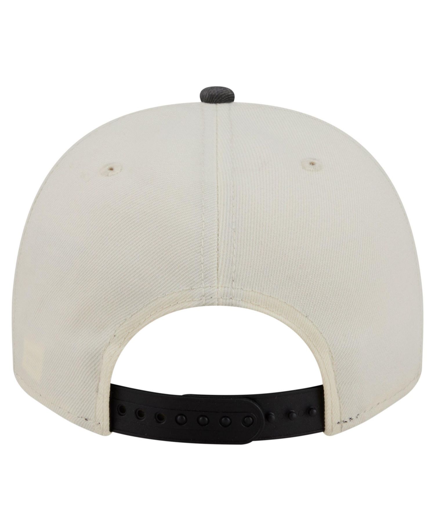 Men's Cream/Black Cincinnati Bengals Washed A-Frame 9FIFTY Snapback Hat