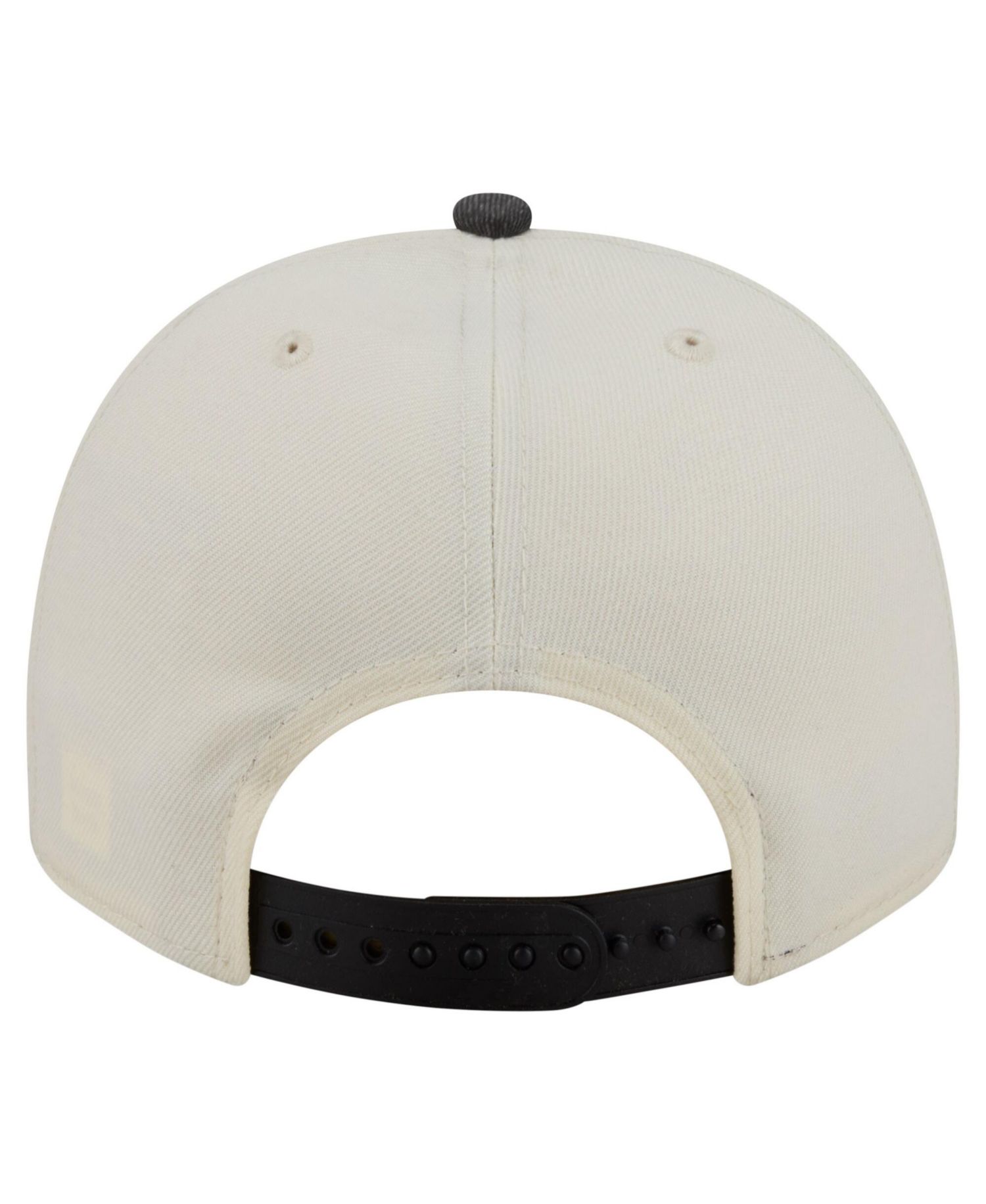 Men's Cream/Black Las Vegas Raiders Washed A-Frame 9FIFTY Snapback Hat