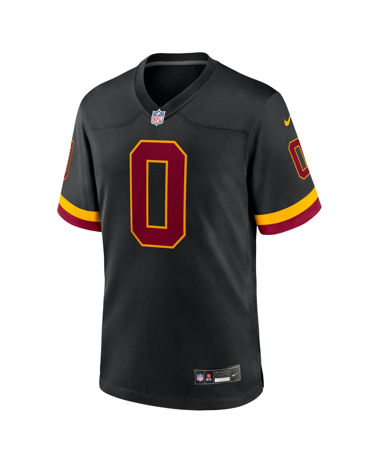 Men's Mike Sainristil Black Washington Commanders Hail Raiser Alternate Game Jersey