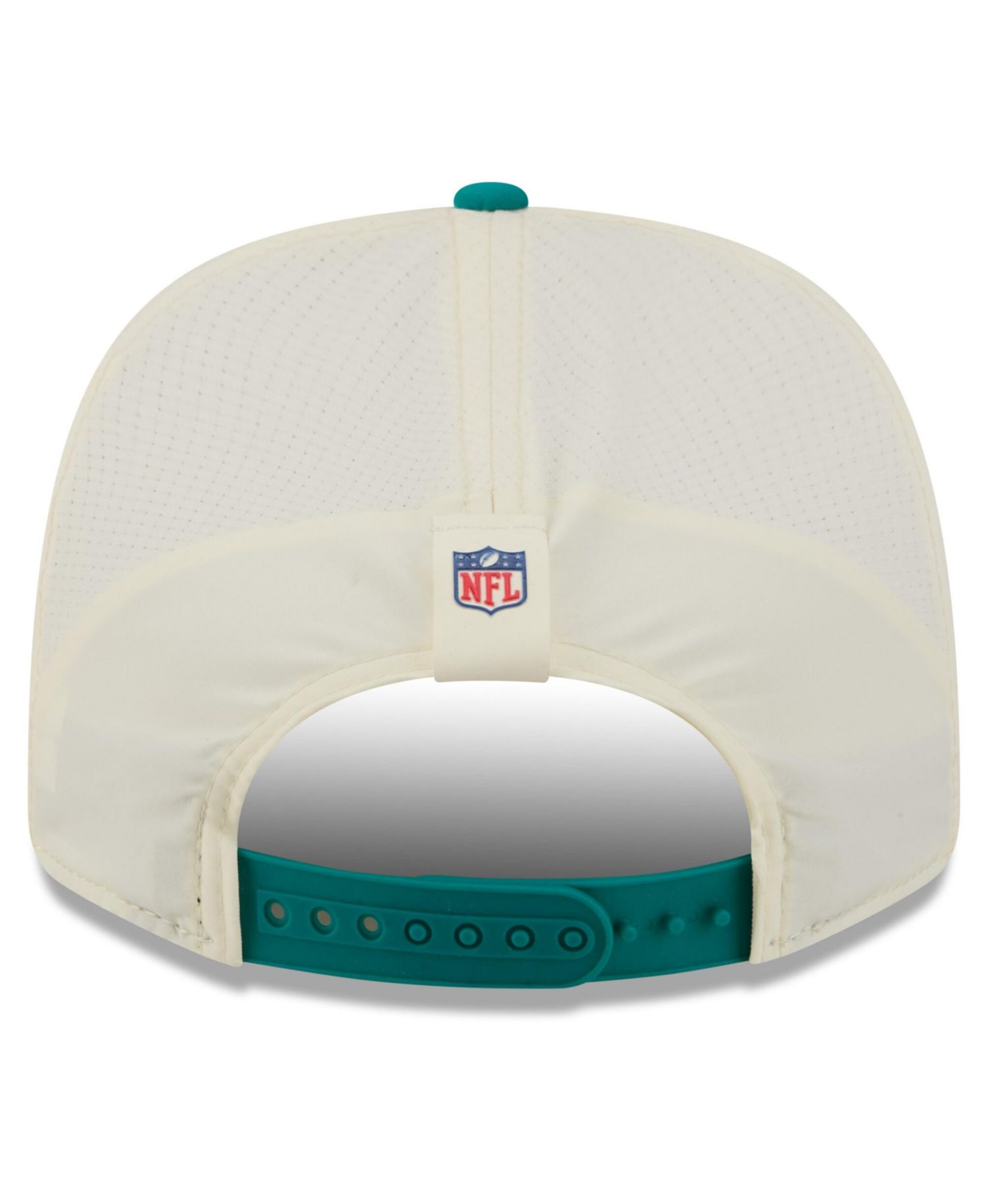 Men's Cream/Aqua Miami Dolphins 2026 NFL Training Camp 9SEVENTY Adjustable Hat