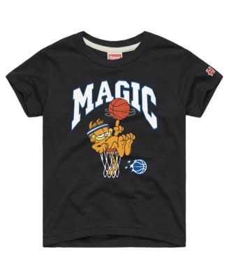 Big Boys and Girls Garfield x Charcoal Orlando Magic Tri-Blend T-Shirt