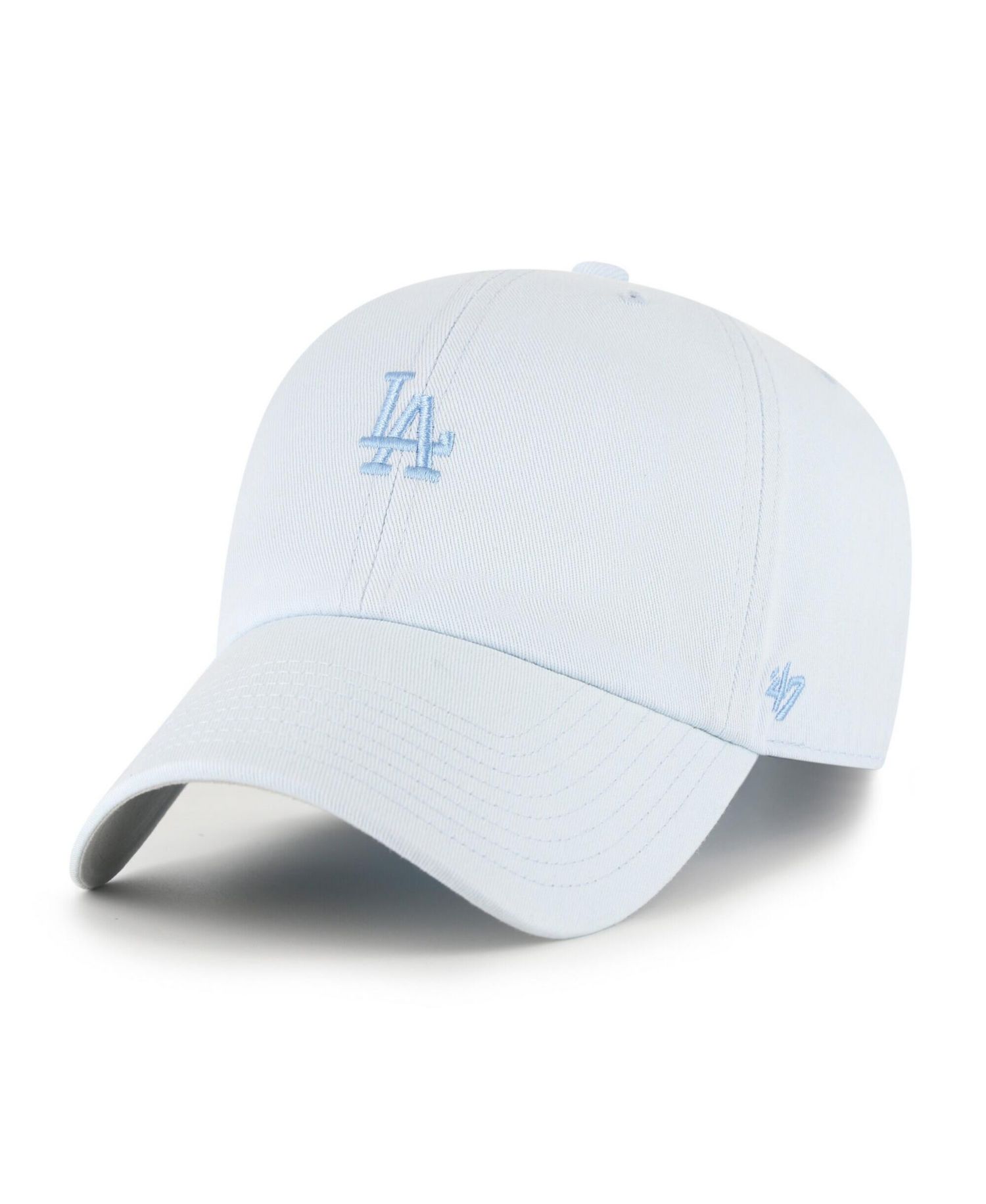 Men's and Women's Light Blue Los Angeles Dodgers Pastel Clean Up Adjustable Hat