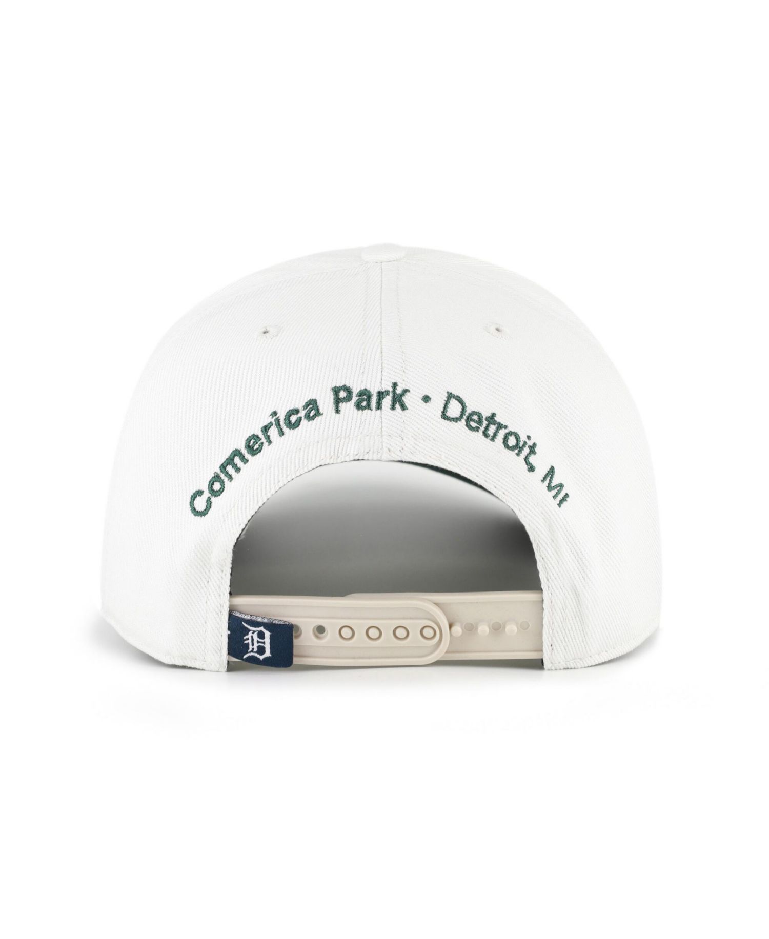 Men's White/Green Detroit Tigers Flora Gallery Hitch Adjustable Hat