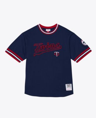 Men's Navy Minnesota Twins Wild Pitch Ringer T-Shirt