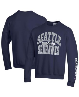 Men's College Navy Seattle Seahawks Powerblend Fleece Sweatshirt
