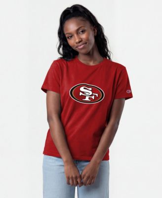 Women's Scarlet San Francisco 49ers Logo T-Shirt