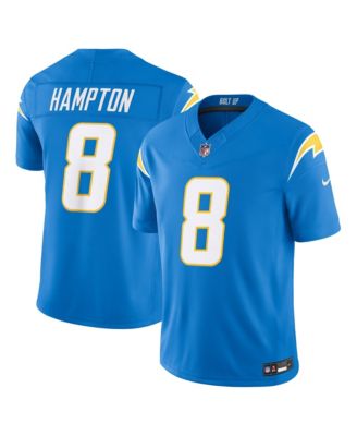 Men's Omarion Hampton Powder Blue Los Angeles Chargers Vapor F.U.S.E. Stitched Limited Jersey
