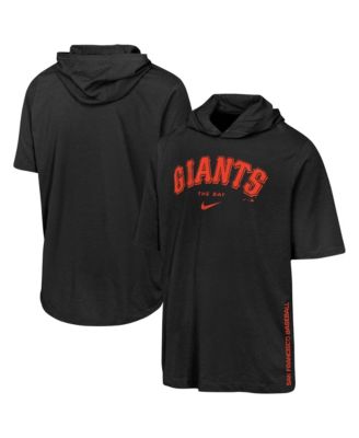 Big Boys and Girls Black San Francisco Giants Dri-FIT Hooded T-Shirt