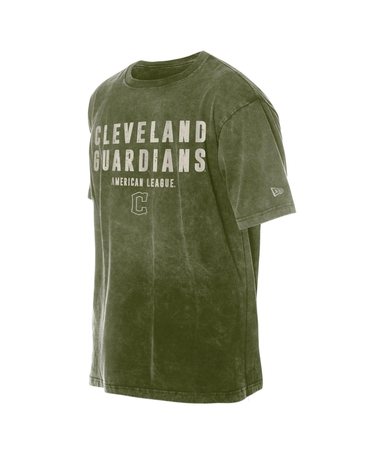 Men's Olive Cleveland Guardians 2026 Armed Forces Day T-Shirt