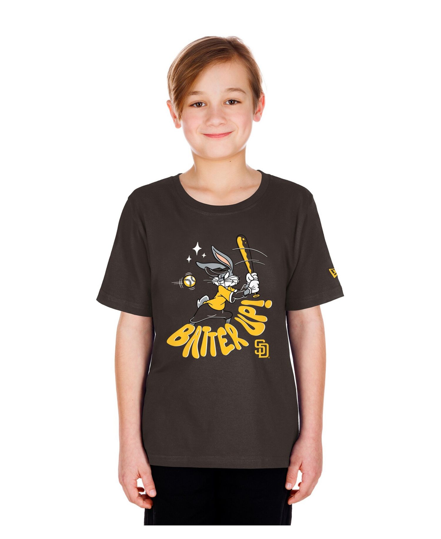 Big Boys and Girls Brown San Diego Padres Looney Tunes T-Shirt