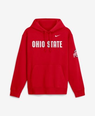 Men's Scarlet Ohio State Buckeyes 2026 Sideline Club Fleece Hoodie