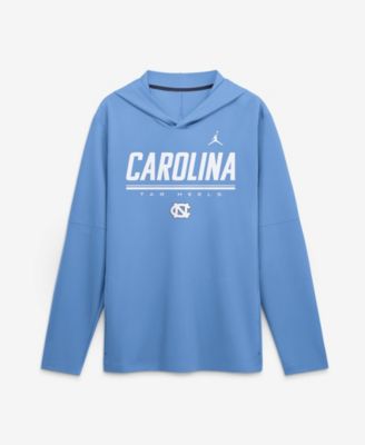Men's Carolina Blue North Carolina Tar Heels 2026 Sideline Lightweight Long Sleeve Hooded Dri-FIT T-Shirt