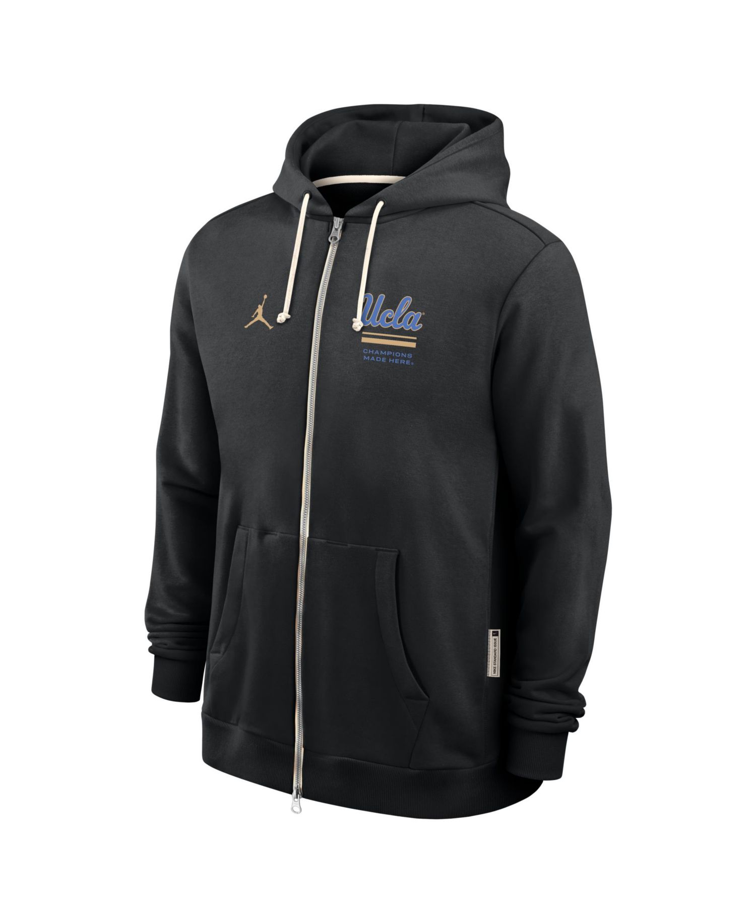 Men's Black UCLA Bruins 2026 Sideline Standard Issue Dri-FIT Full-Zip Hoodie