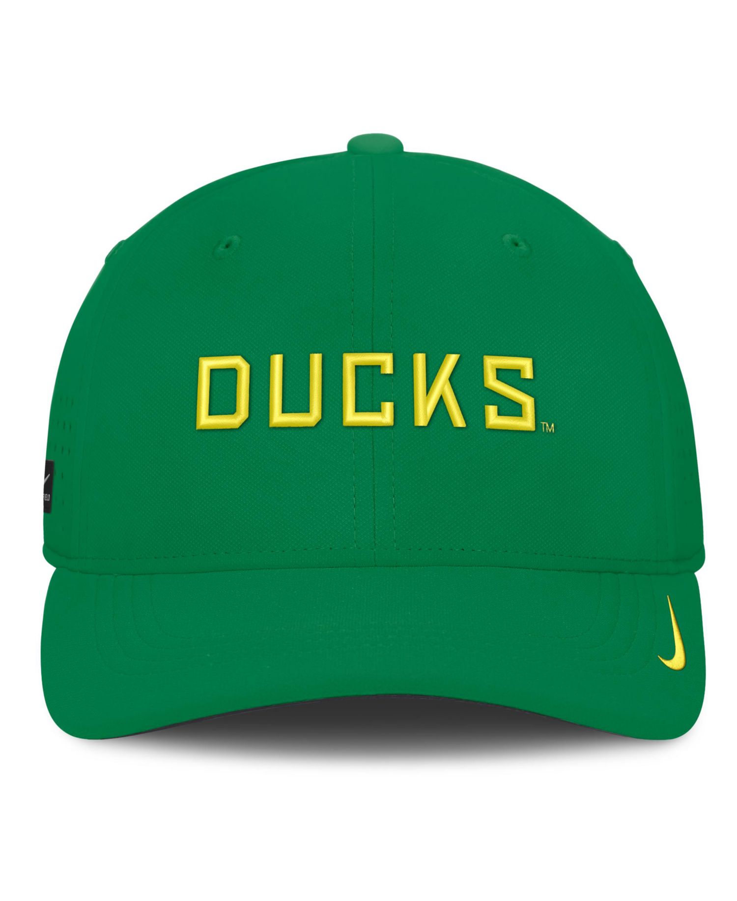 Men's Green Oregon Ducks Gameday Aerobill Swooshflex Dri-FIT Hat