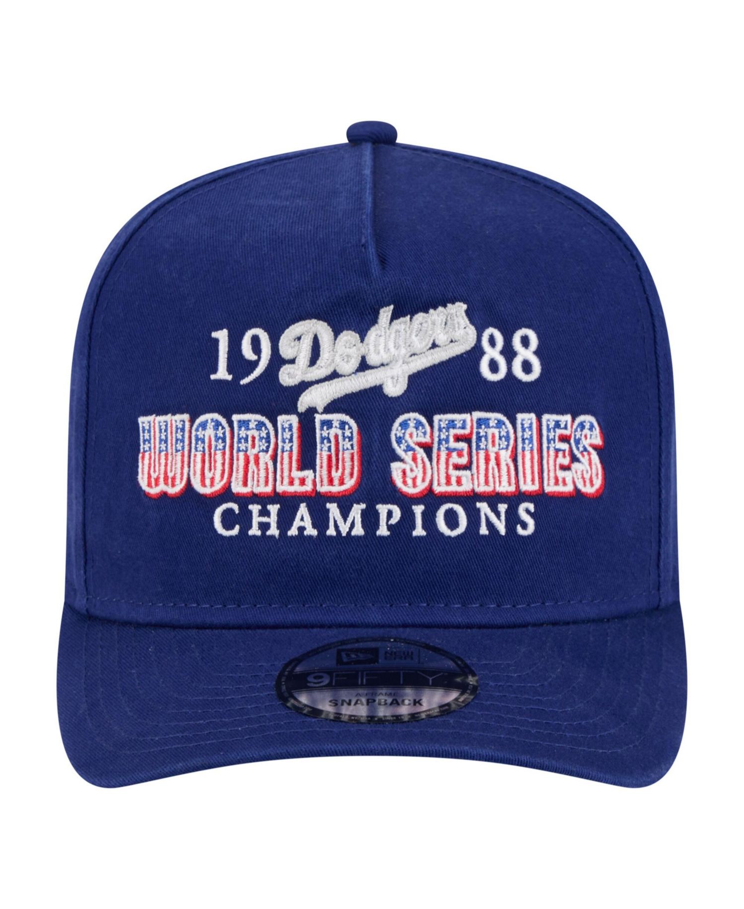 Men's Royal Los Angeles Dodgers 1988 World Series s Throwback 9FIFTY A-Frame Snapback Hat