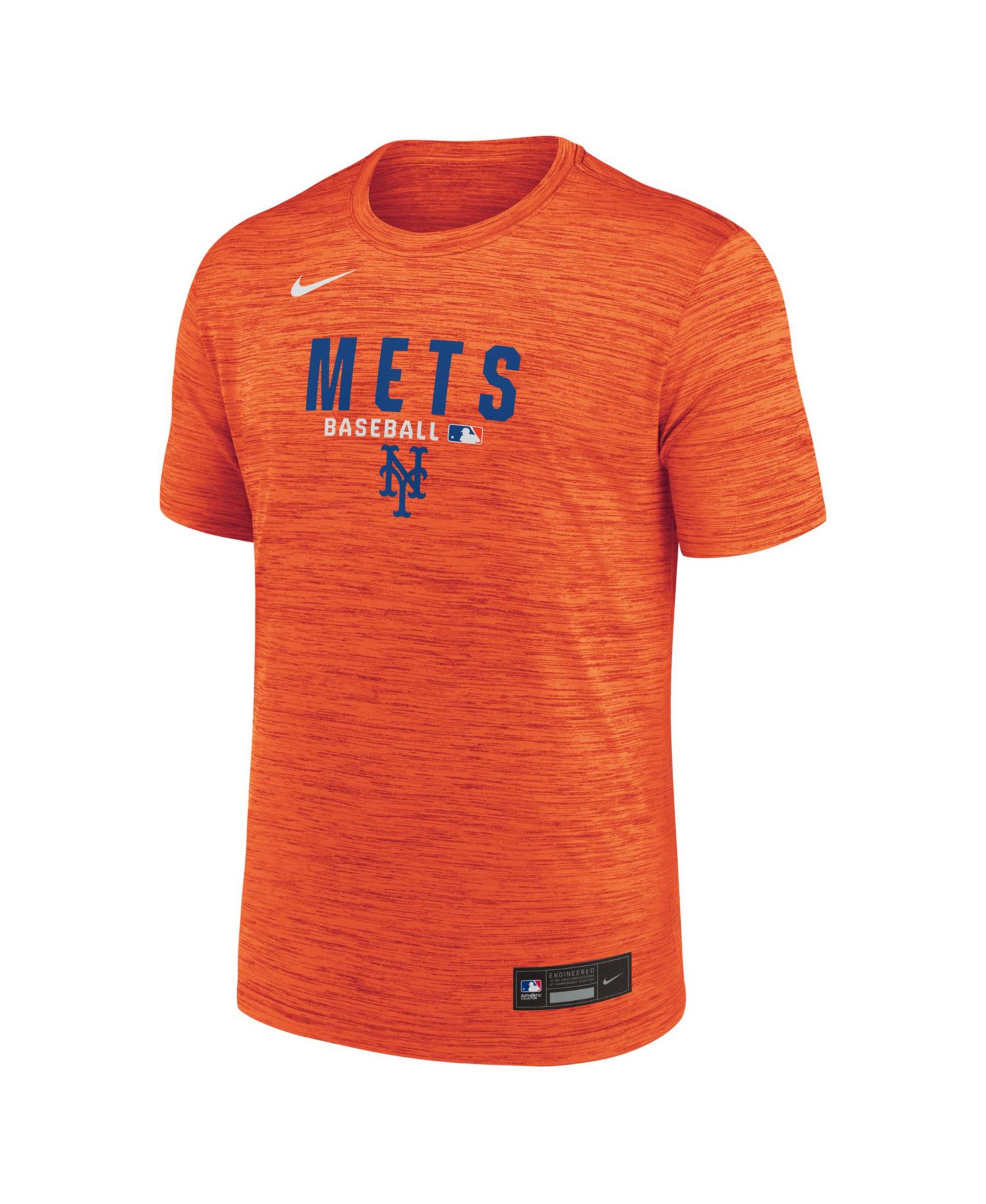 Men's Orange New York Mets Authentic Collection Velocity Dri-FIT T-Shirt
