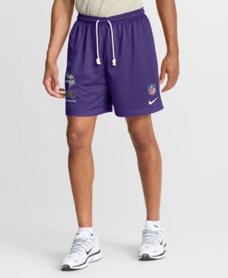 Men's Purple/Platinum Minnesota Vikings Sideline Standard Issue Dri-FIT Reversible Shorts