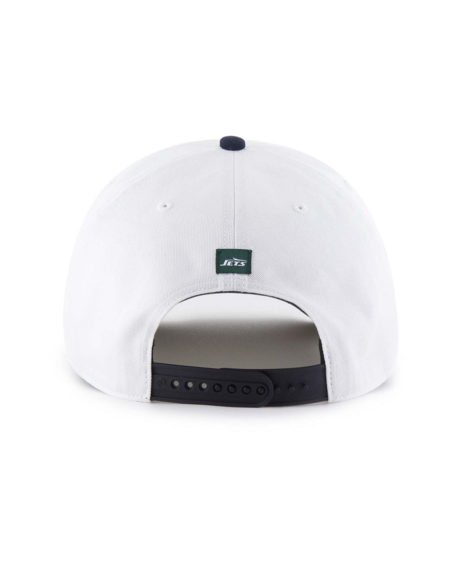 Men's White New York Jets Patriotic Overhand Hitch Adjustable Hat