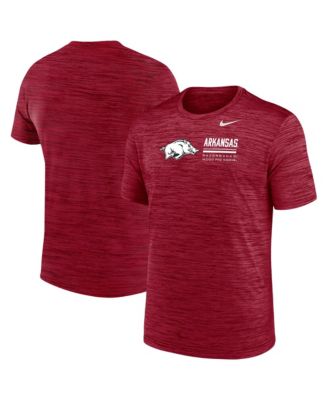 Men's Cardinal Arkansas Razorbacks Velocity Dri-FIT T-Shirt