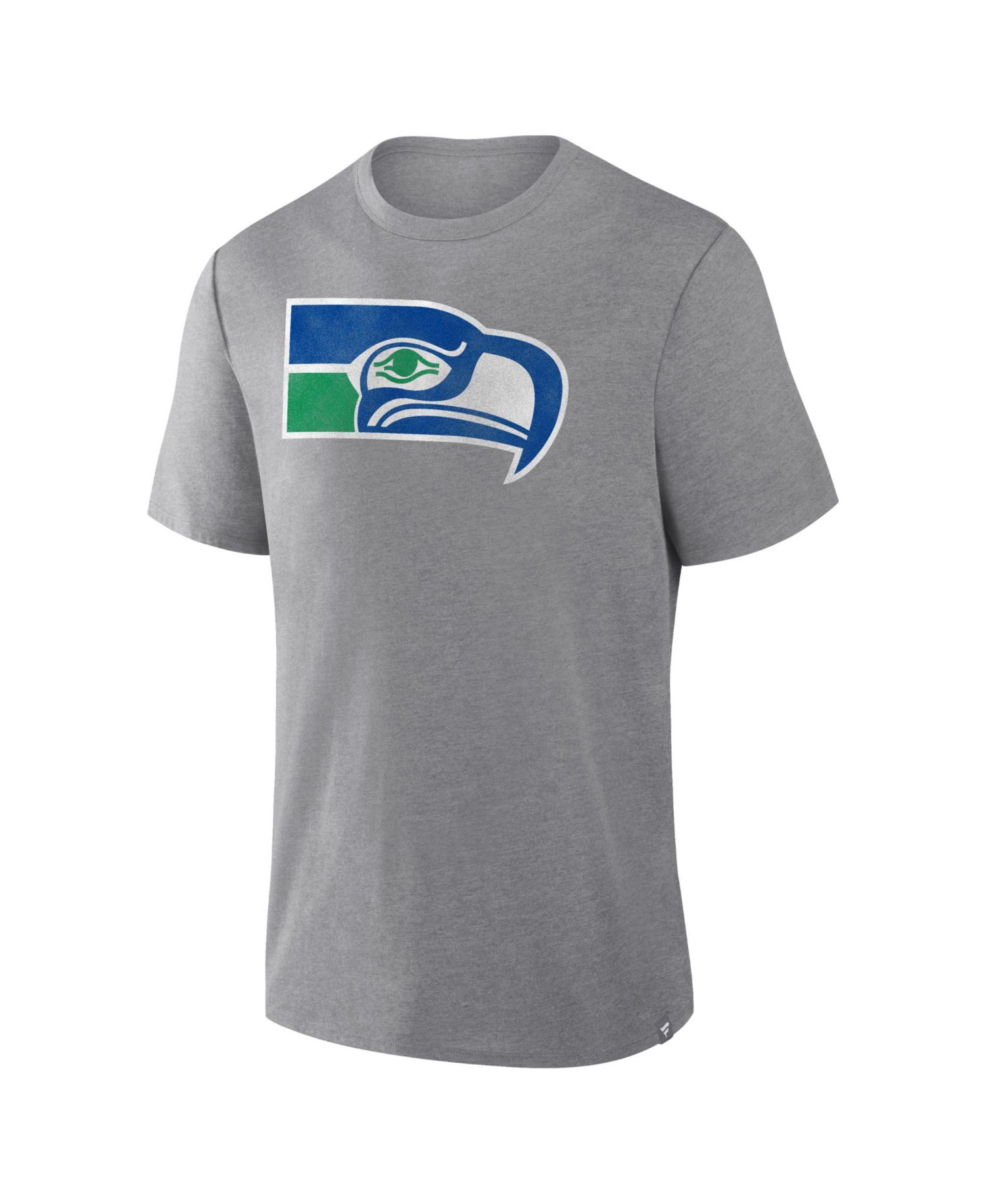 Men's Heather Gray Seattle Seahawks Heritage Tribute Tri-Blend T-Shirt