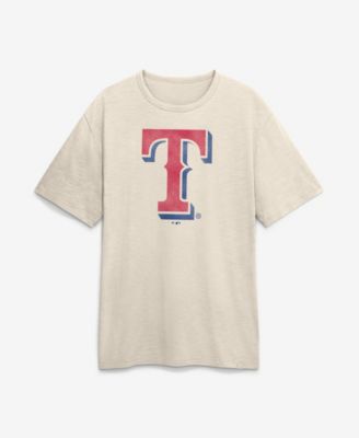 Men's Cream Texas Rangers Stadium Slub T-Shirt
