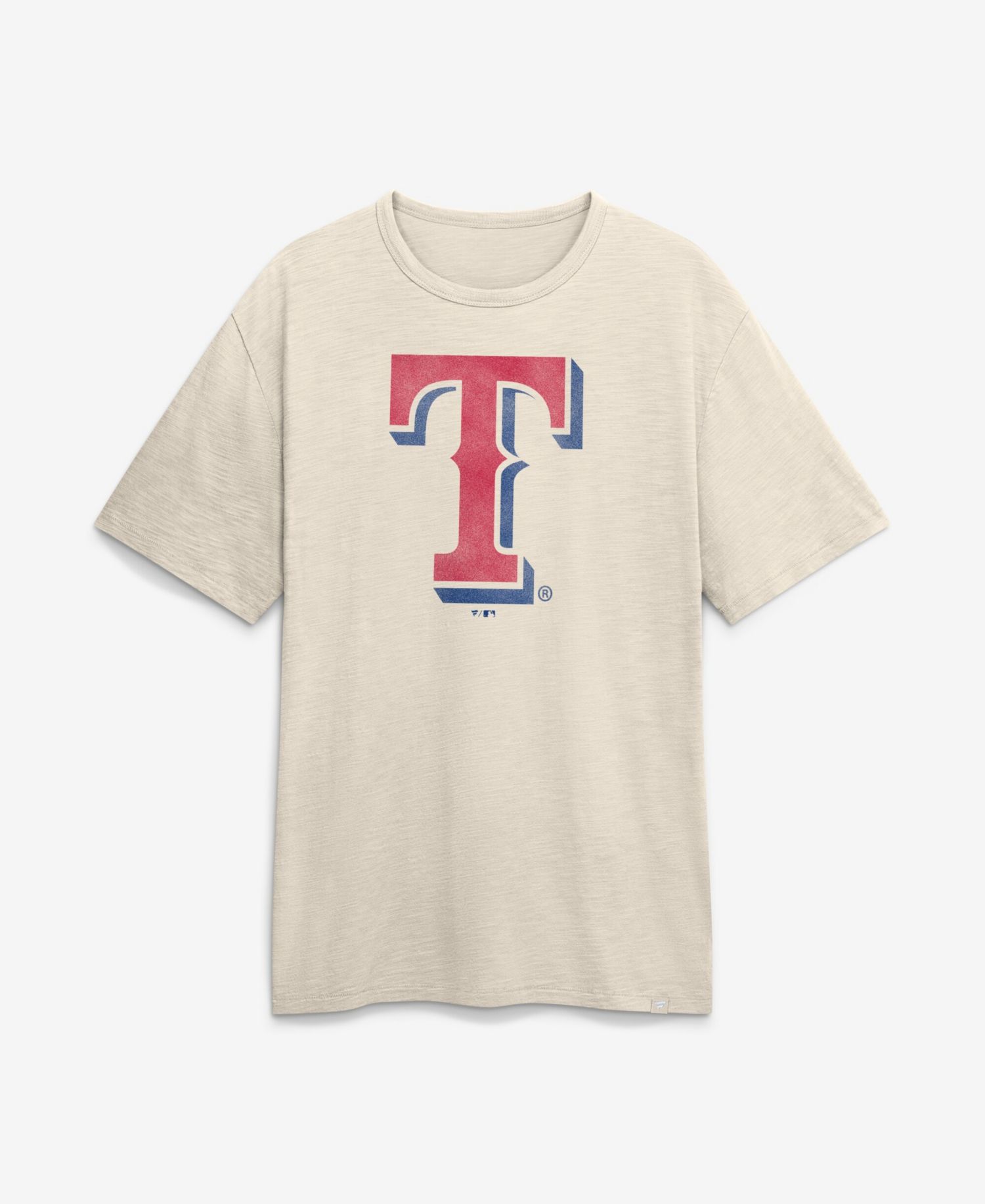 Men's Cream Texas Rangers Stadium Slub T-Shirt