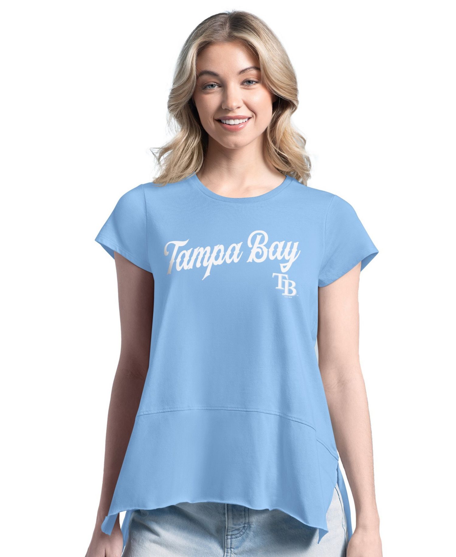 Women's Light Blue Tampa Bay Rays Gametime is Paradise T-Shirt