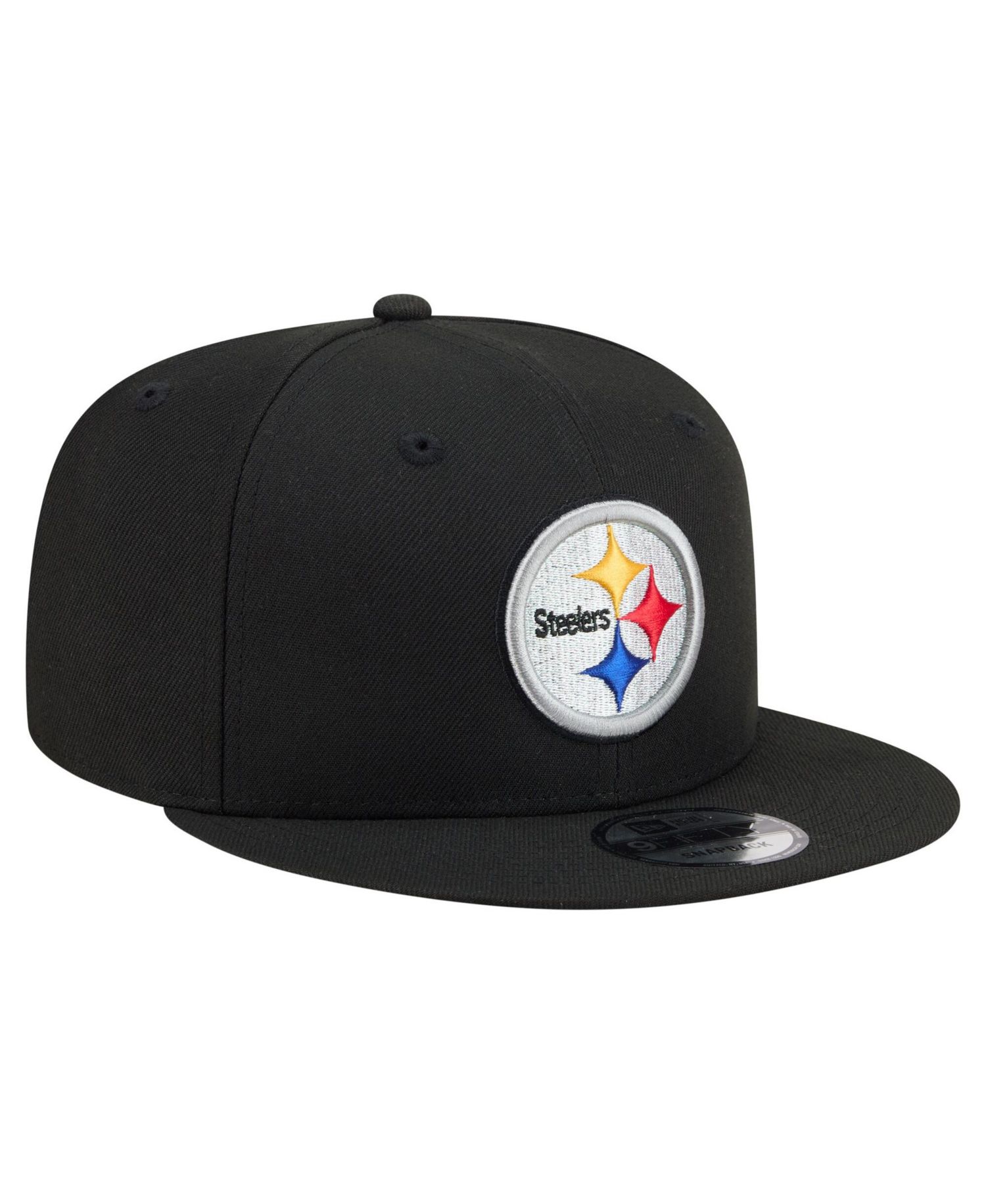 Men's Black Pittsburgh Steelers 9FIFTY Snapback Hat