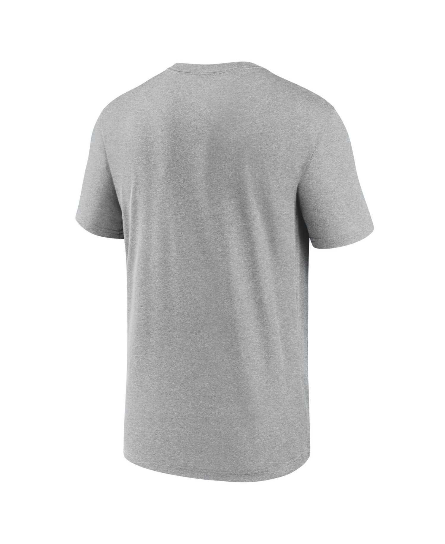 Men's Heather Gray Dallas Cowboys Primetime Legend Wordmark Dri-FIT T-Shirt