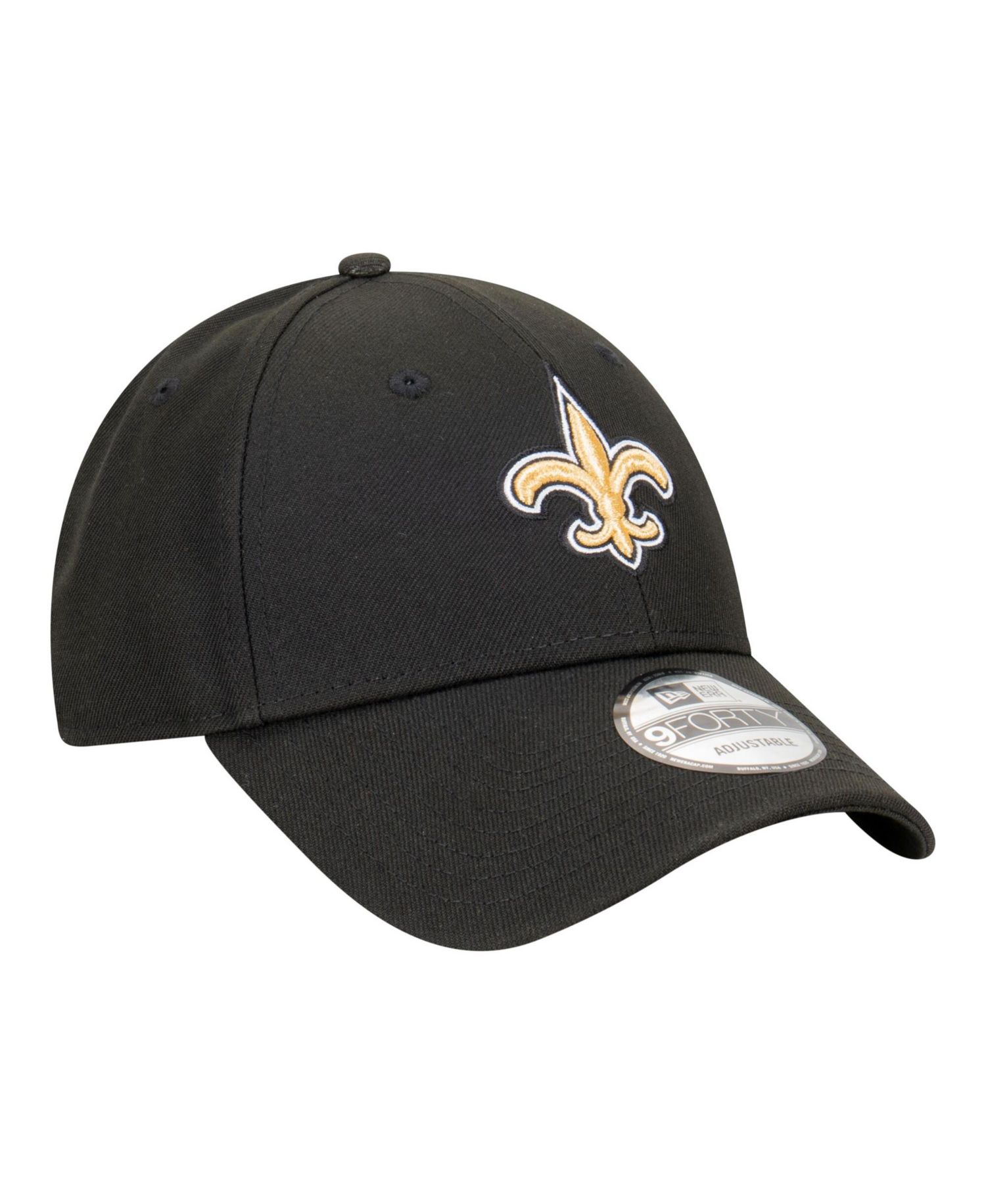 Men's Black New Orleans Saints Core Team 9FORTY Adjustable Hat