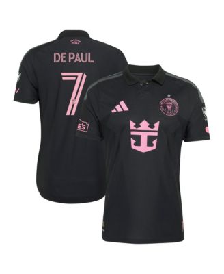 Men's Rodrigo De Paul Black Inter Miami CF 2026 Presagio On-Field Authentic Patch Jersey