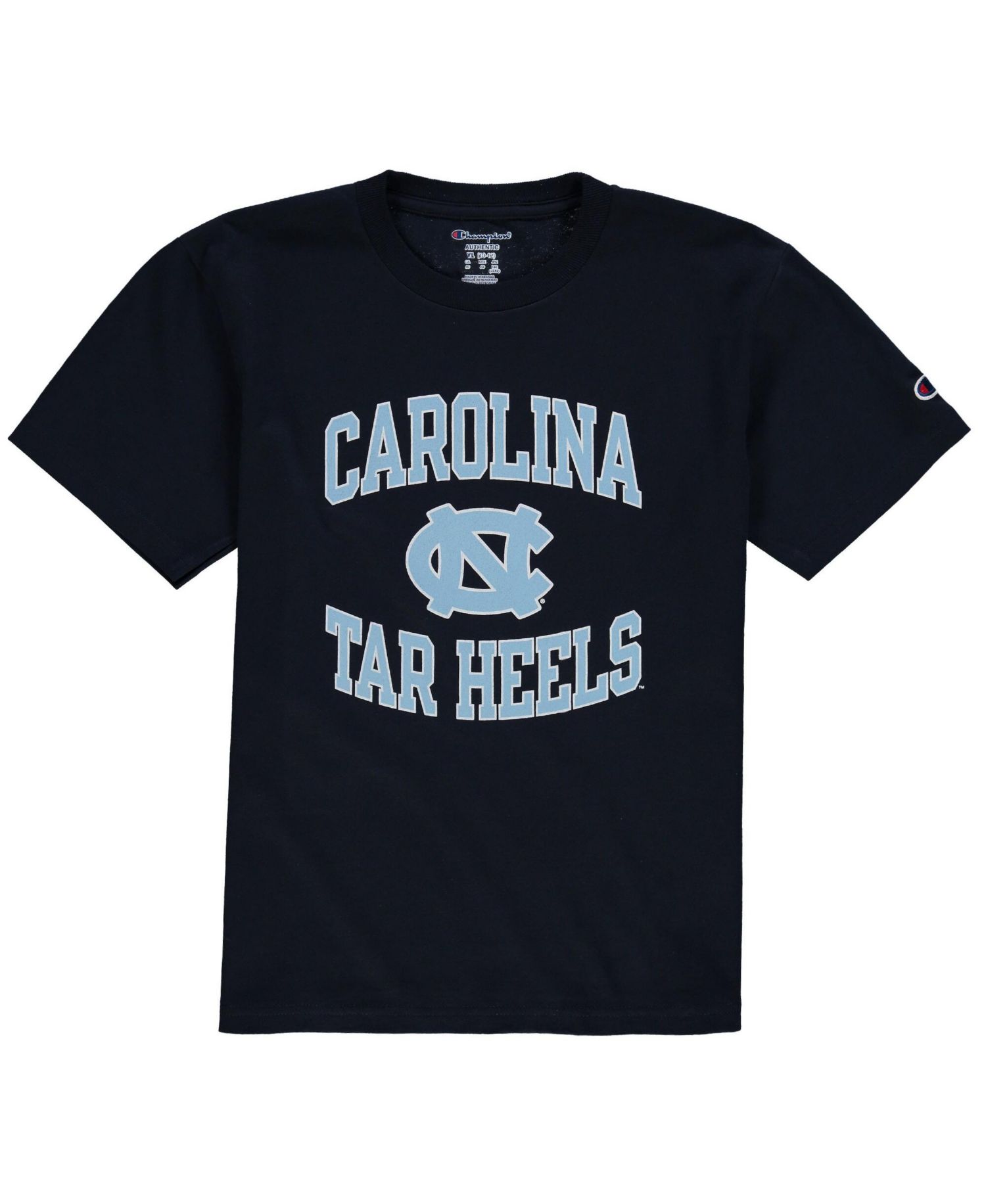 Big Boys and Girls Navy North Carolina Tar Heels Circling Team Jersey T-Shirt