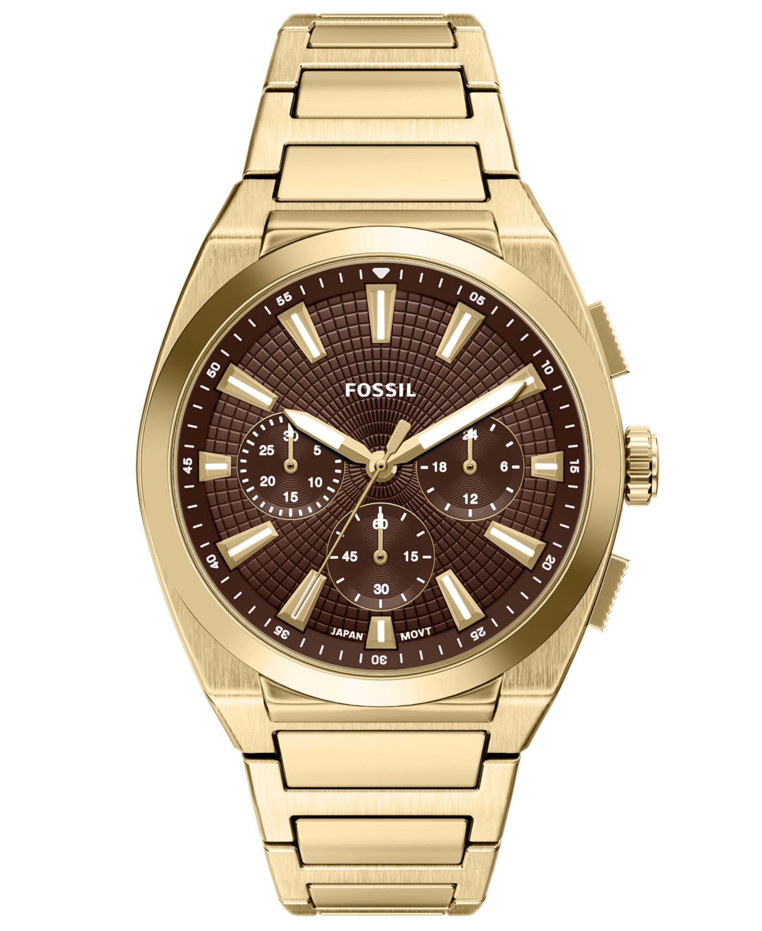 Men's Everett Chronograph Gold-Tone Stainless Steel Watch 44mm