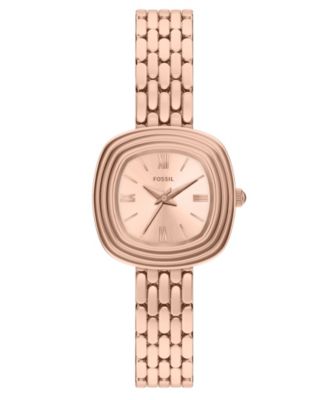 Women's Genevive Three-Hand Rose Gold-Tone Stainless Steel Watch 30mm