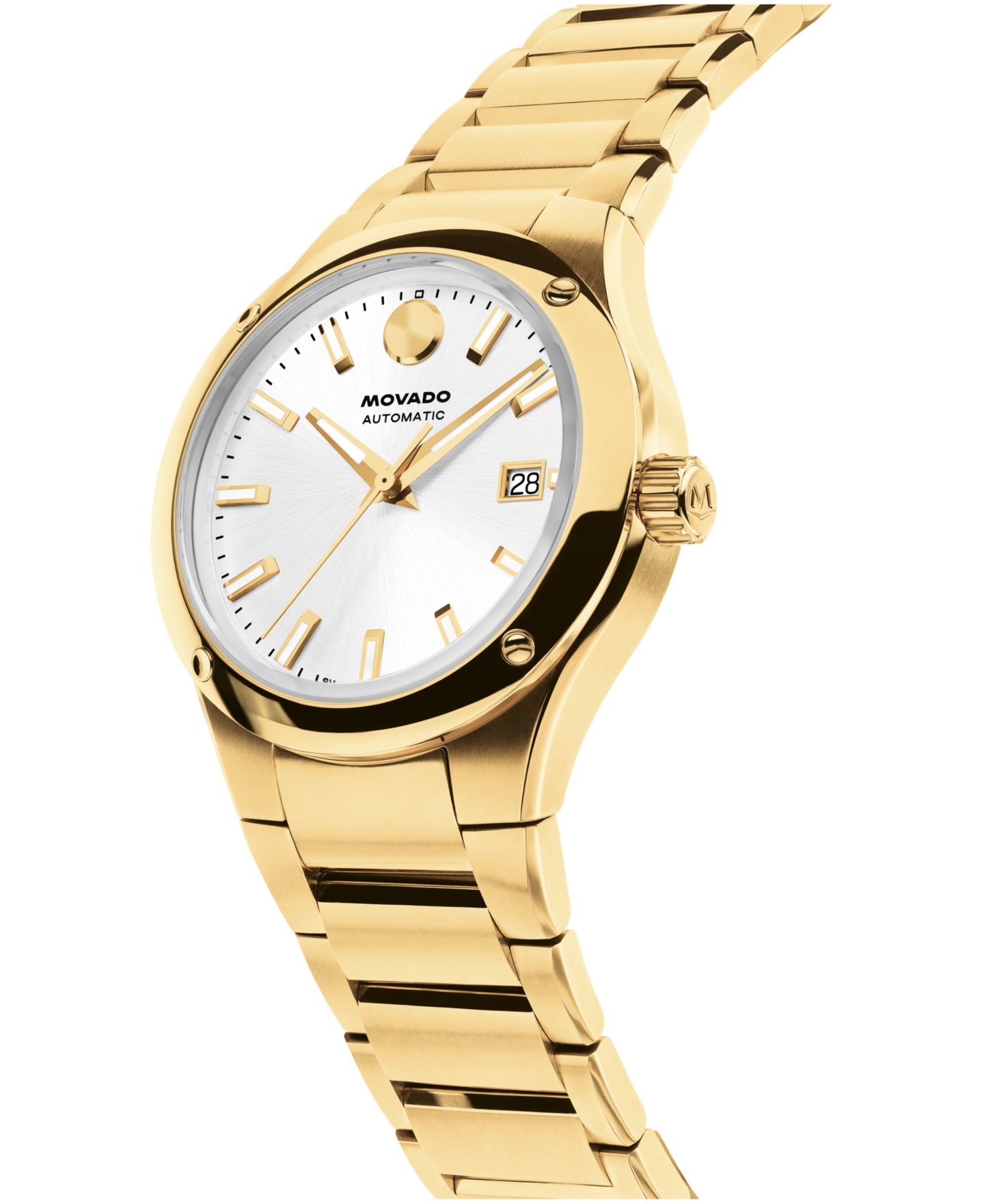 Мужские часы Movado Museum Imperiale Automatic Swiss Automatic Light Yellow PVD Steel Watch 40mm — фото 2