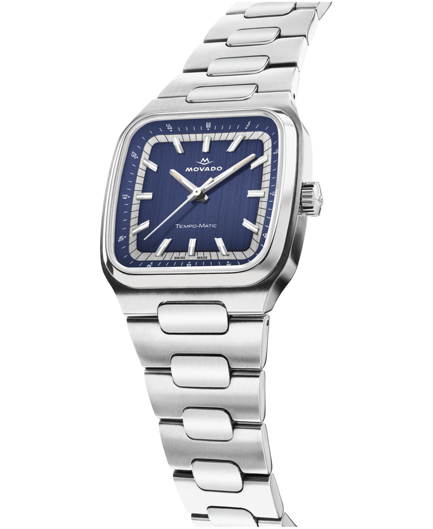 Мужские часы Movado Tempo-Matic Swiss Automatic Stainless Steel Watch 37mm — фото 2