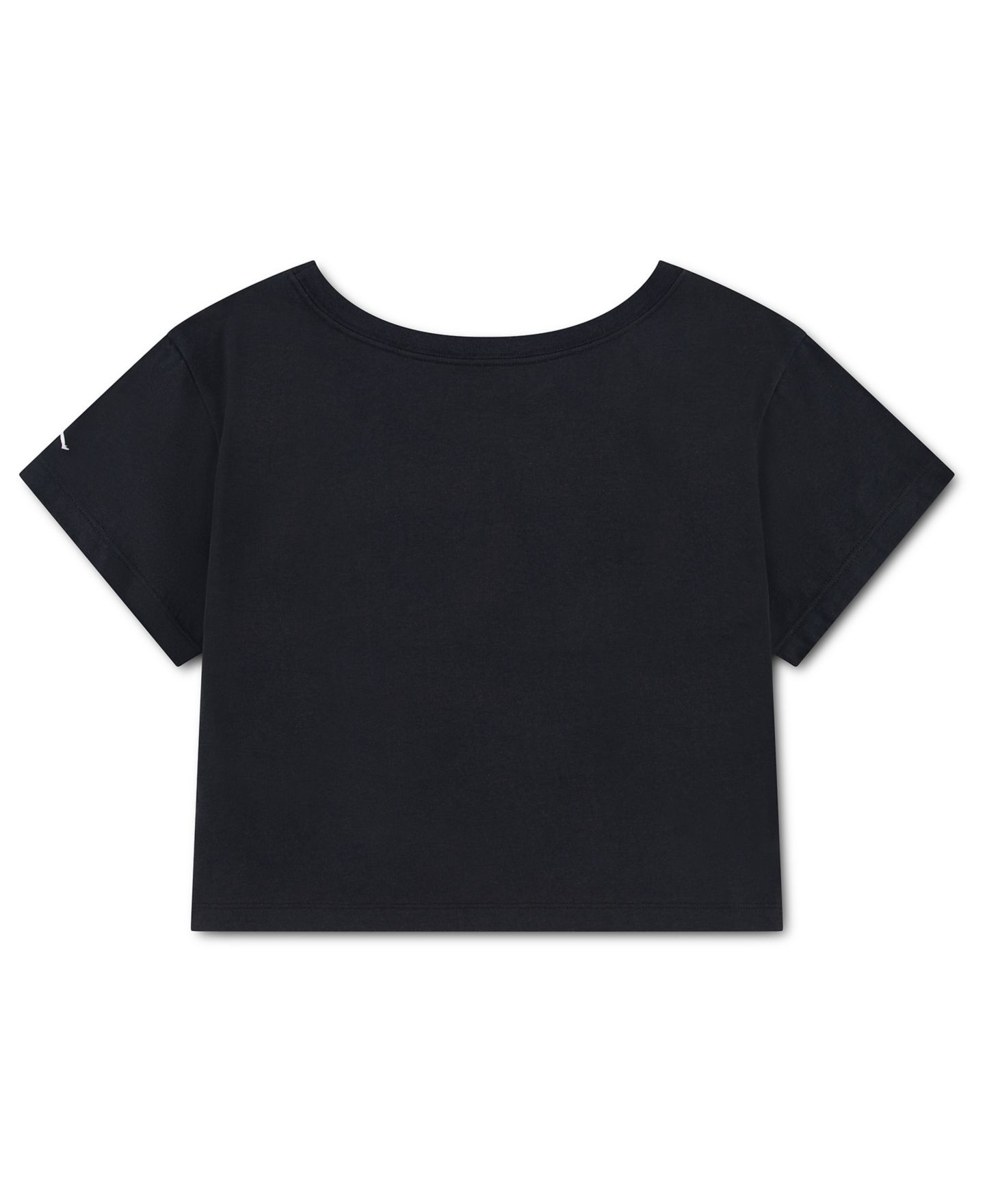 Футболка Jordan Air Collage Short-Sleeve T-Shirt для девочек, цвет: Почти чёрный — фото 2