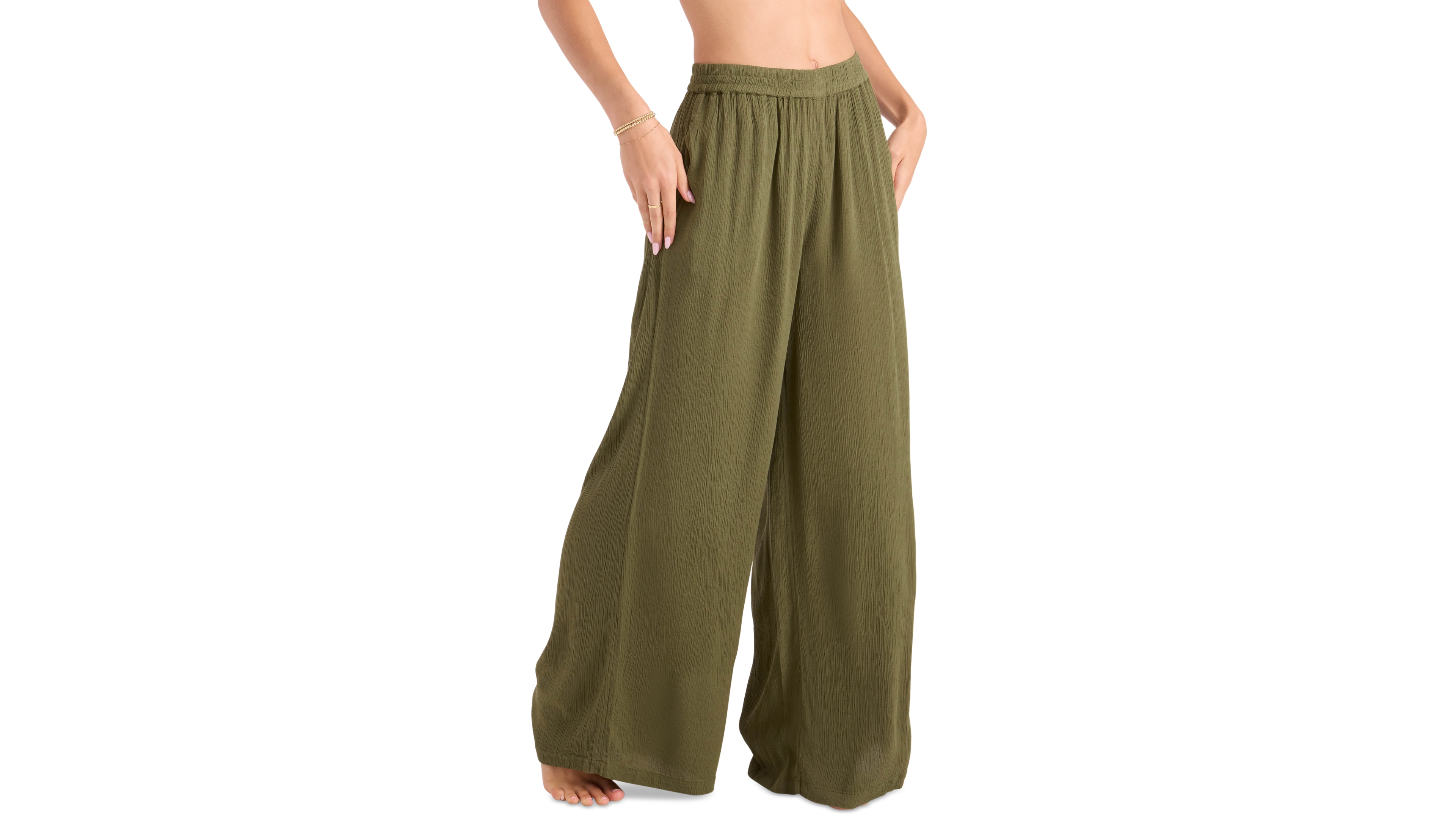 Volcom Women's Stoneshine Junkie Pull-On Cover-Up Pants