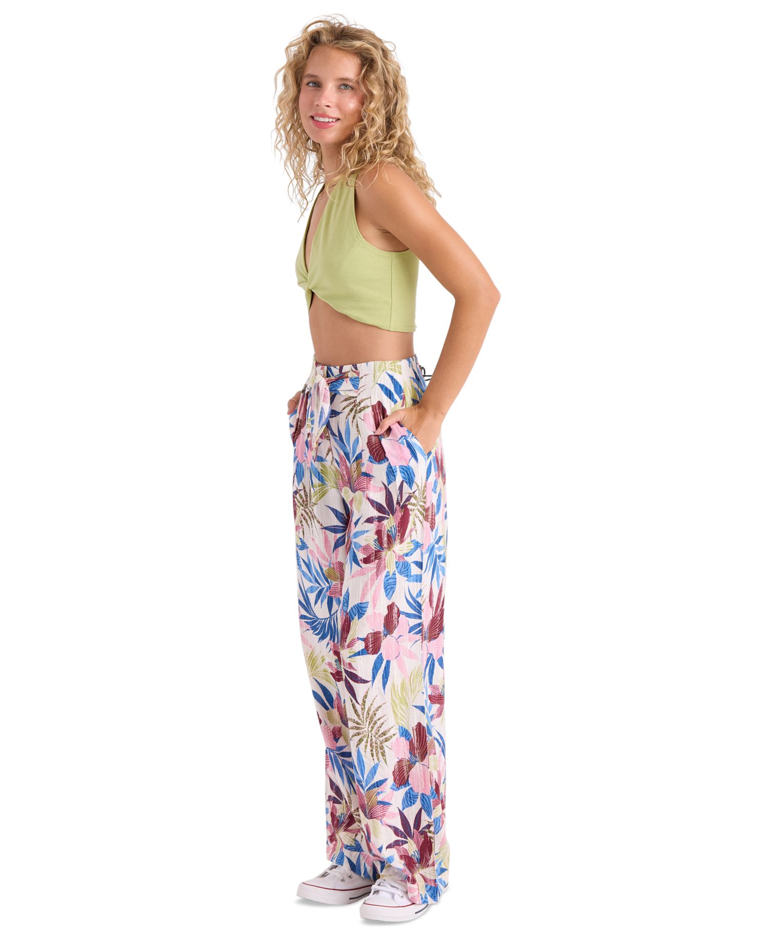 Women's Pull-On Wide-Leg Swim Cover-Up Pants
