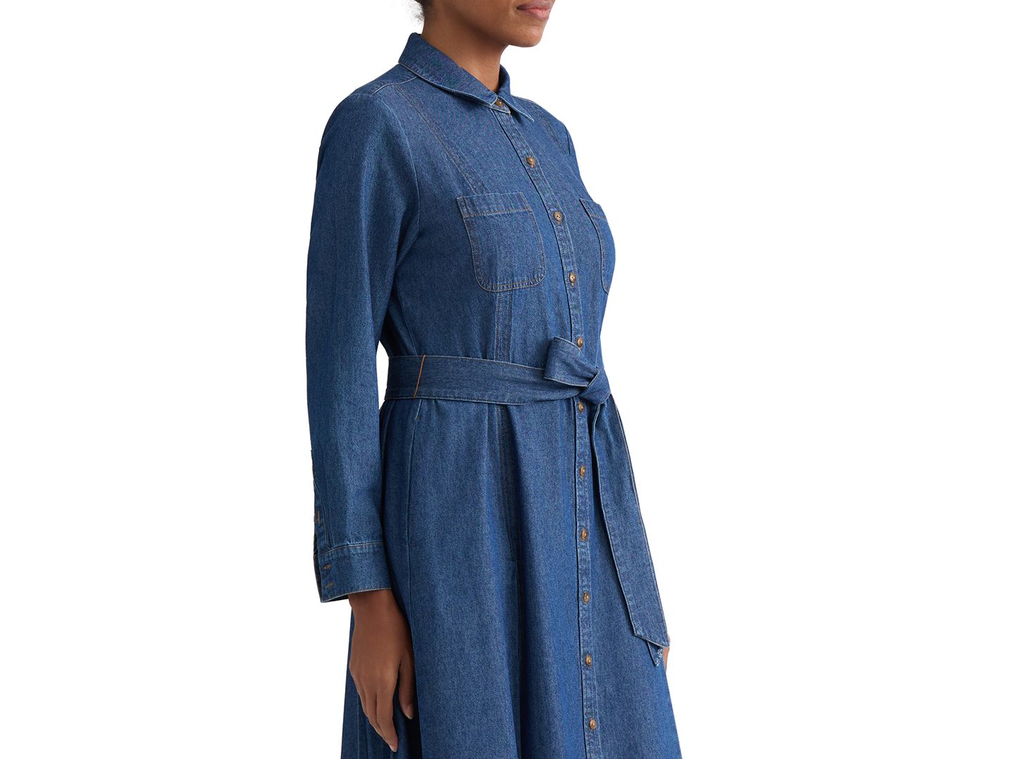 Женское платье Jones New York Plus Size Johnny Collar Stitch Detail, цвет: Варёный — фото 6
