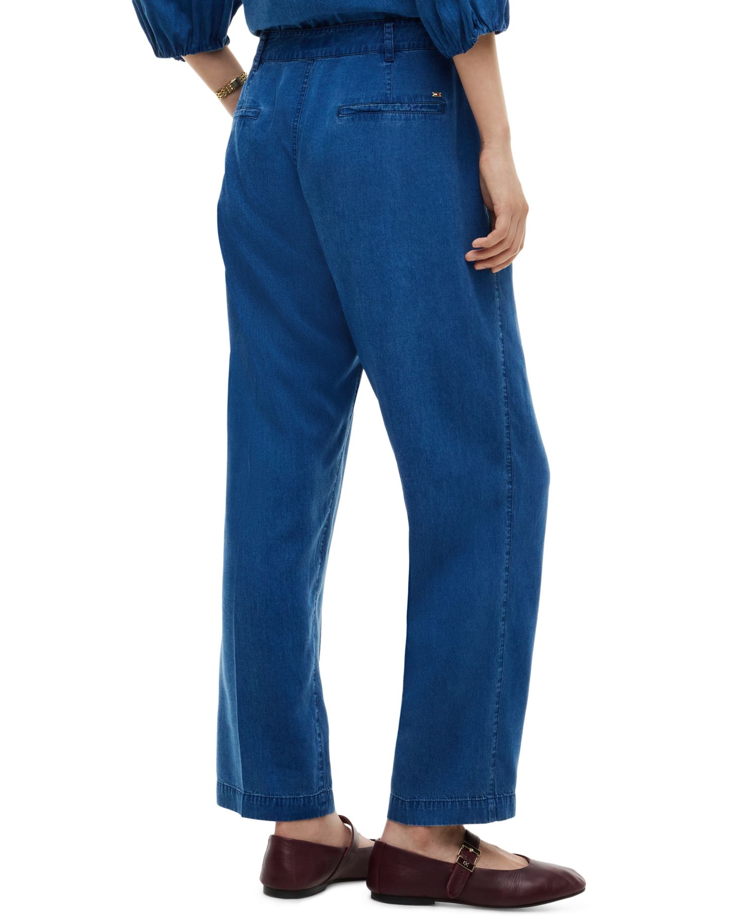 Women's Chambray Tapered Pants