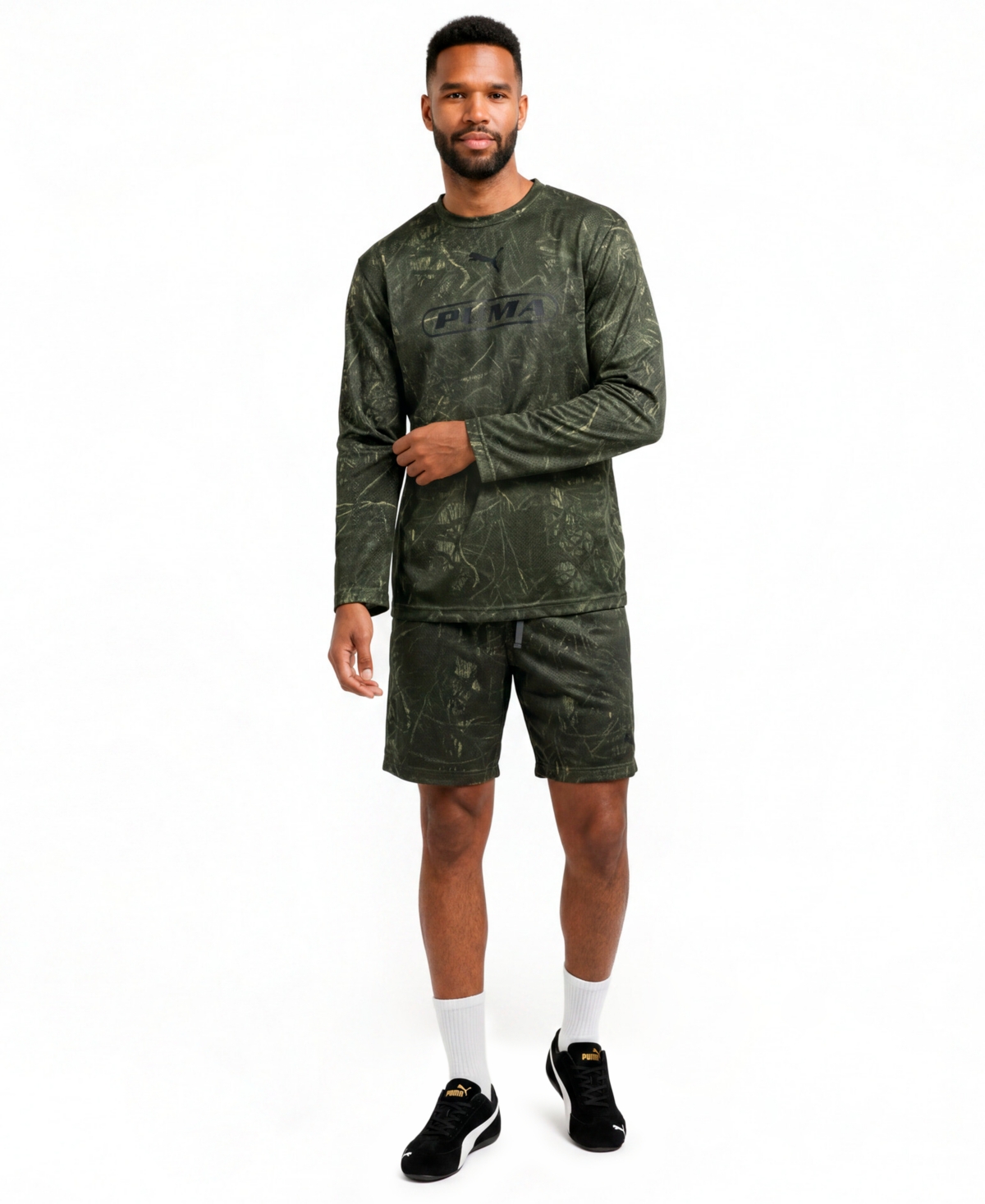 Puma Men's Graphic Crewneck Jersey T-Shirt